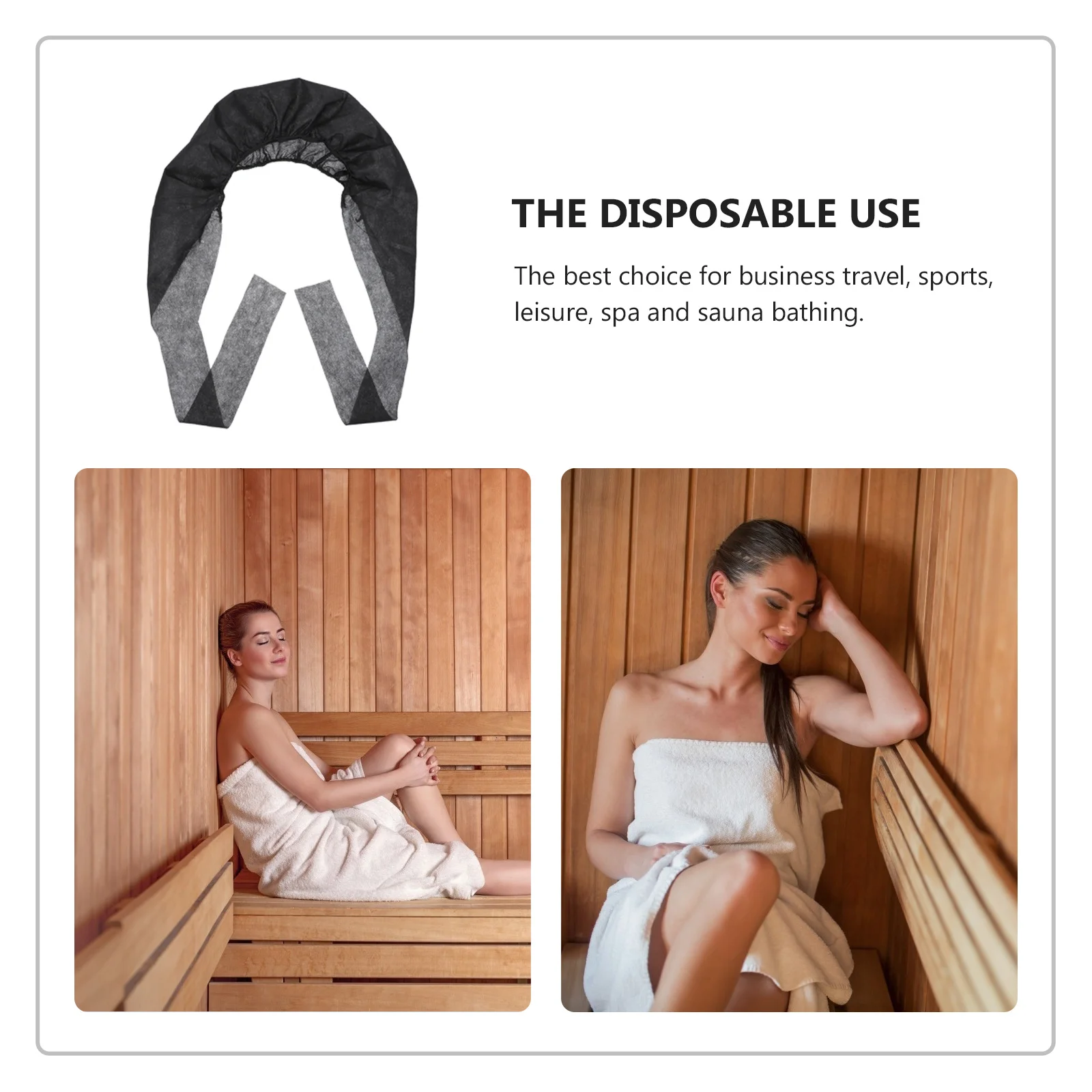 

50pcs Disposable Bras Women Non-Woven Fabric Lightweight Bra For Spa Sauna Salon Travel Portable Female Lingerie One-Time Use