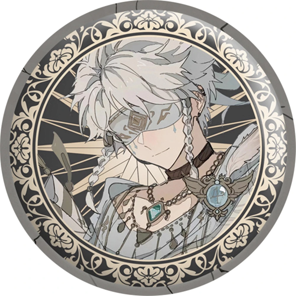 لعبة الهوية الخامس فيونا جيلمان الكاهنة تشى شيى العتيقة ماري الملكة الدموية تأثيري زي شارة دبوس SPTE صفيح بروش #3