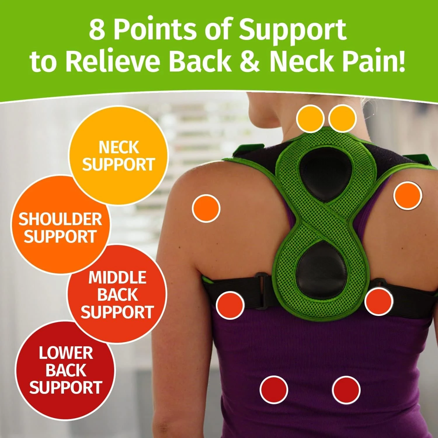 Superior Ultimate Back Support Brace for Long-lasting Pain Relief - Durable and High-quality for Optimal Spine Alignment - Advan