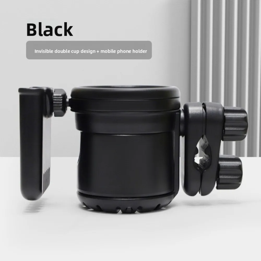 Держатель для чашки для детской коляски большого калибра, противоскользящая регулируемая подставка для детской чашки, вращающийся держатель для телефона