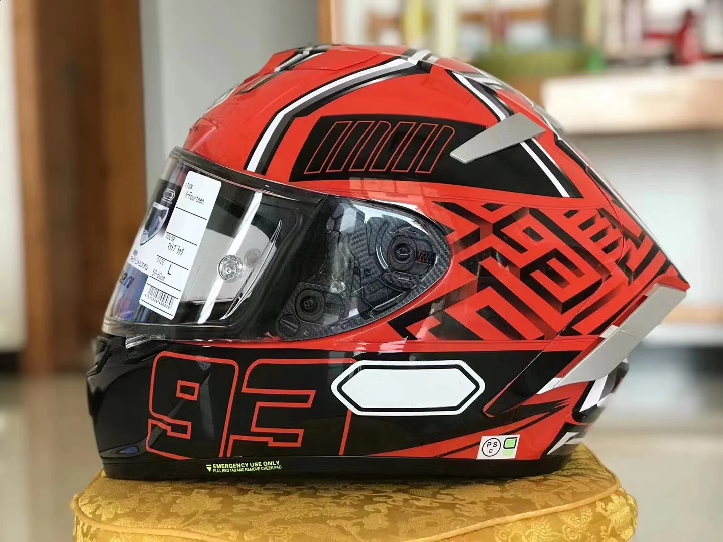 Casco De motocicleta De cara completa X-14 x14 Casco rojo para montar en Motocross Racing Casco De motocicleta Casco De Motocicleta