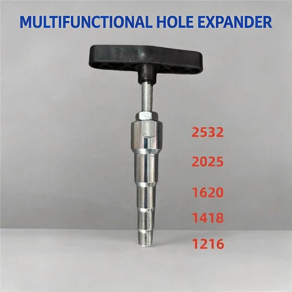 T-Handle Pipe Tube Expander Reamer, 5 Sizes 12-25mm/0.47-0.98in Flaring Tool
