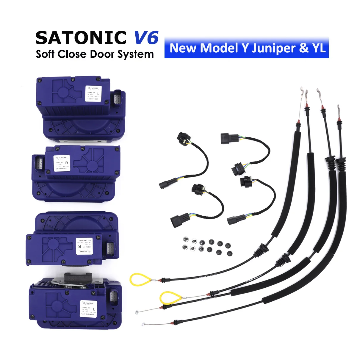 SATONIC V6 Soft Close Door Upgrade for Tesla Model Y New Juniper YL Model 3 Higland Waterproof Smart Electric Suction System - view 6
