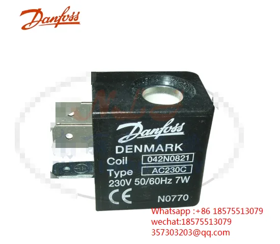 

For Danfoss Solenoid Valve Coil 042N0821 042N0823 042N0824 042N0845 042N0843 042N0840 24V 50-60HZ 7W Suited Plug