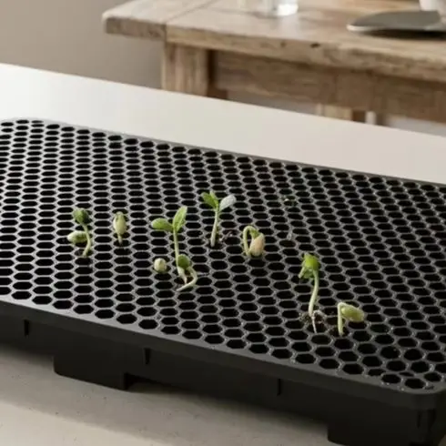 For Indoor Hydroponics Germination Planting Box Space-saving Gardening Tool Hydroponics Optimal Drainage Holes