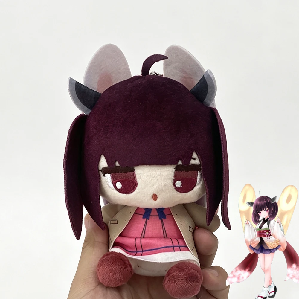 Anime Kiritan Tohoku Cosplay Doll Keychain Plush Stuffed Dolls Keyring Cute Figure Pendant Decoration Plushies Party Accessories