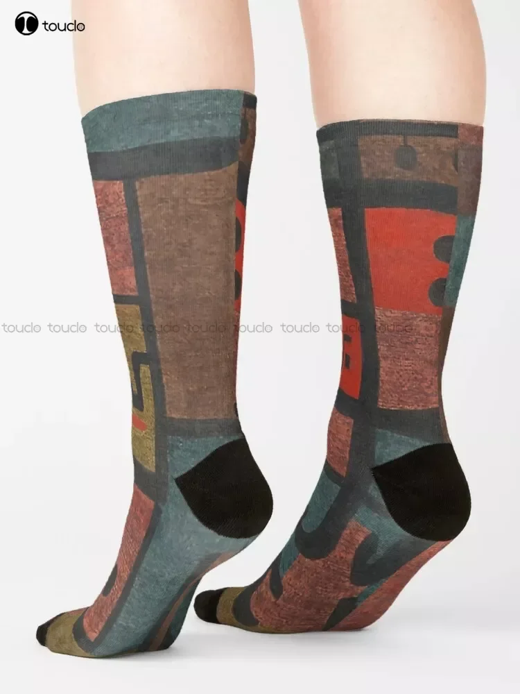 Paul Klee Exotics Socks Personalized Custom Unisex Adult Teen Youth Socks 360° Digital Print Custom Gift Streetwear