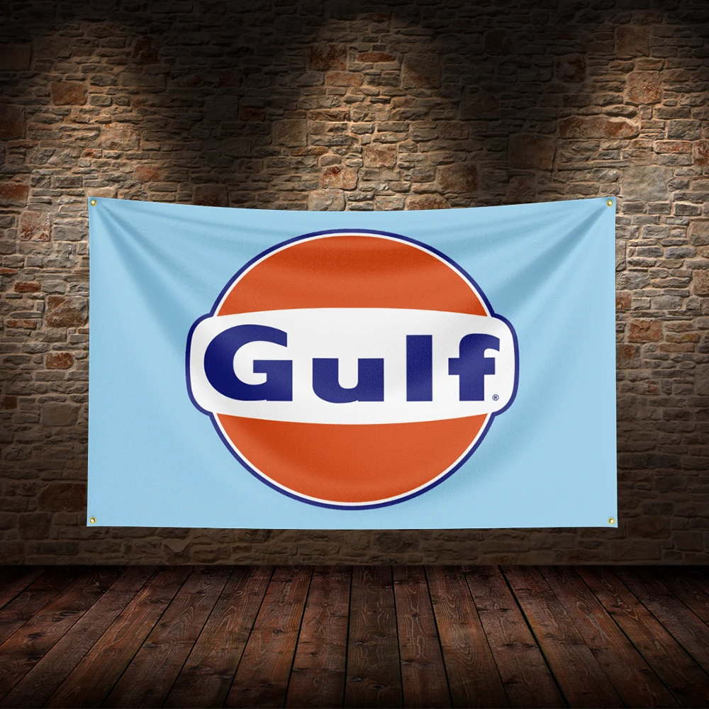 

3x5 Ft G-Gulfs Flag Polyester Printed Car Flags for Room Garage Decor