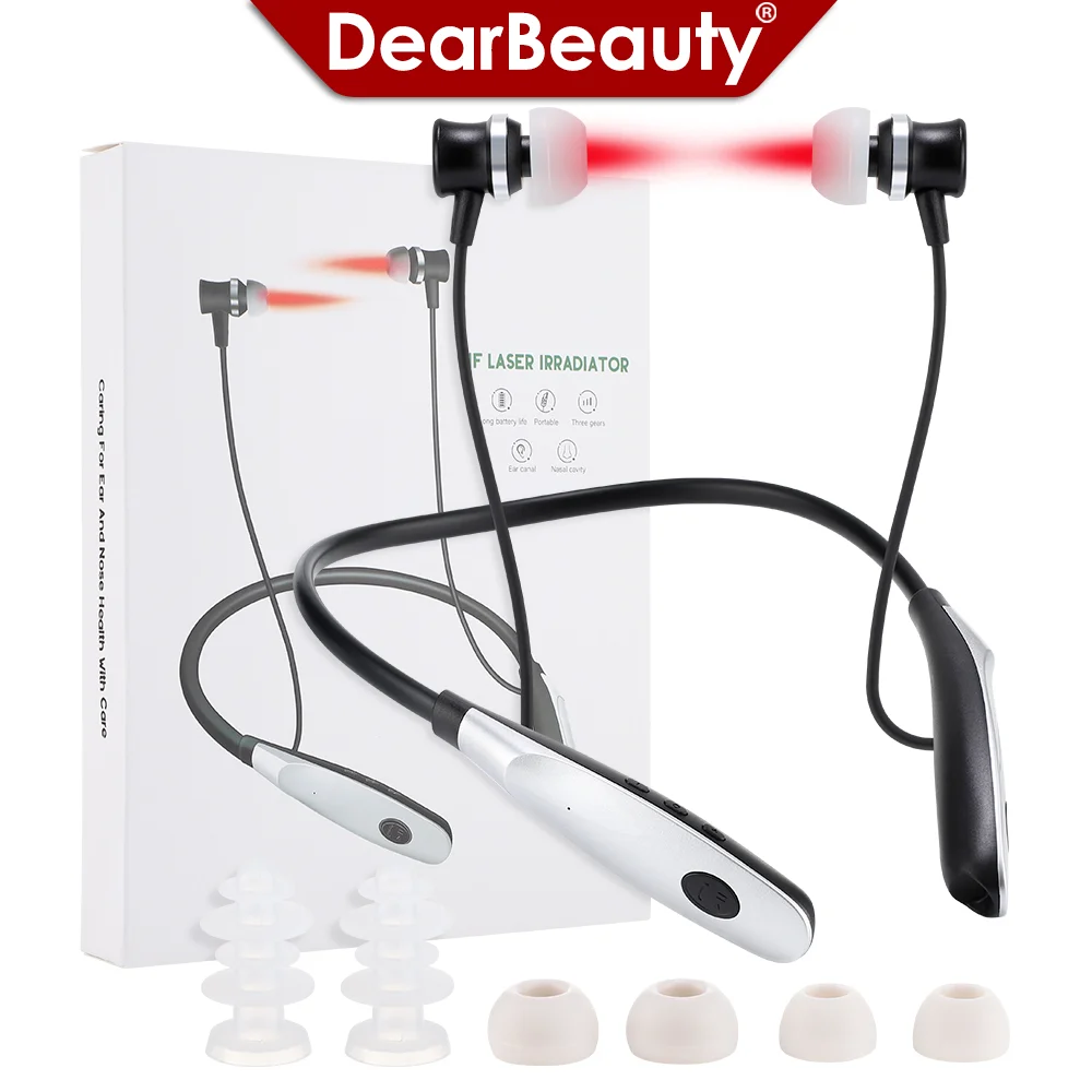 

Tinnitus Ear Nasal Laser Therapy Irradiation Laser Physiotherapy Earplug Otitis Media Deafness Diabetes Hypertension Treatment