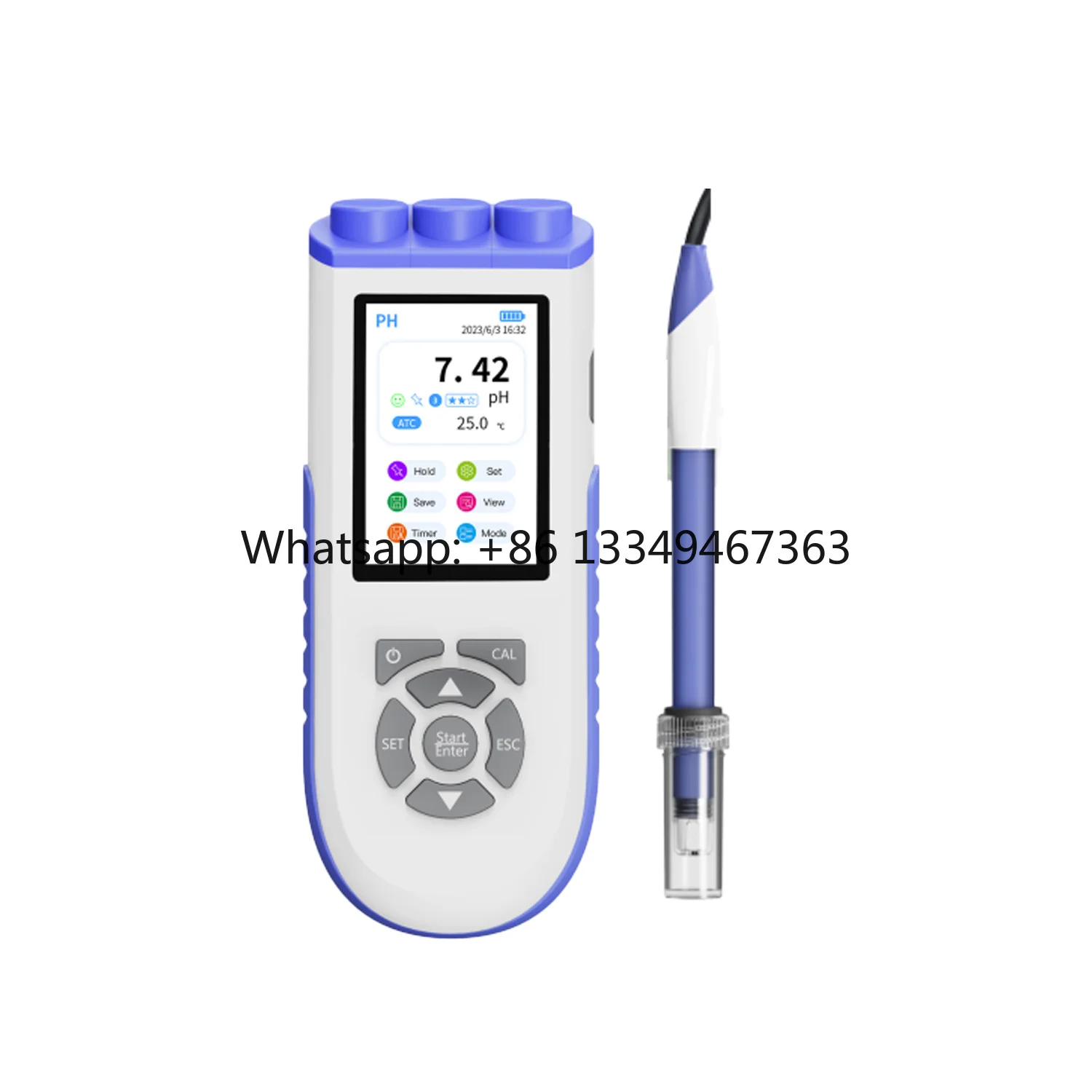 PH/Conductivity/DO Meter with TDS, Sal, Res, and mV Measurement