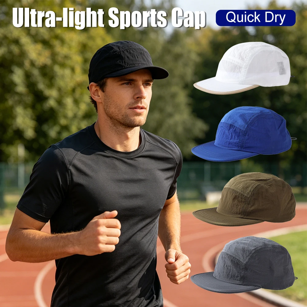 

Ultra-light Quick Dry Cap for Men Women Sun Hat Foldable Casual Soft Brim Breathable Outdoor Running Hiking Sports Baseball Cap