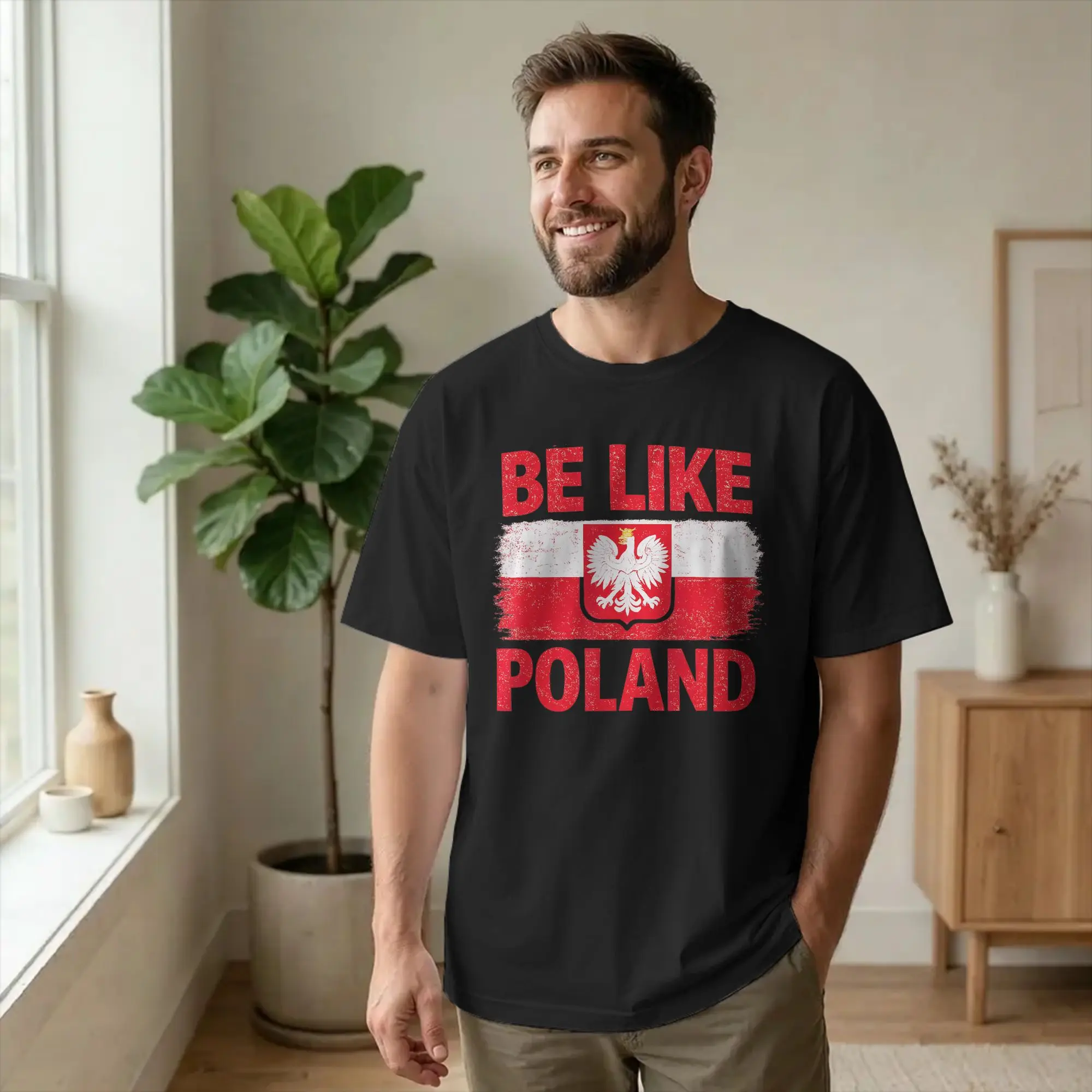 Men Be Like Poland Polska Polish Flag T Shirt Europe 100% Cotton Clothes Novelty Short Sleeve O Neck Tee Shirt Plus Size T-Shirt