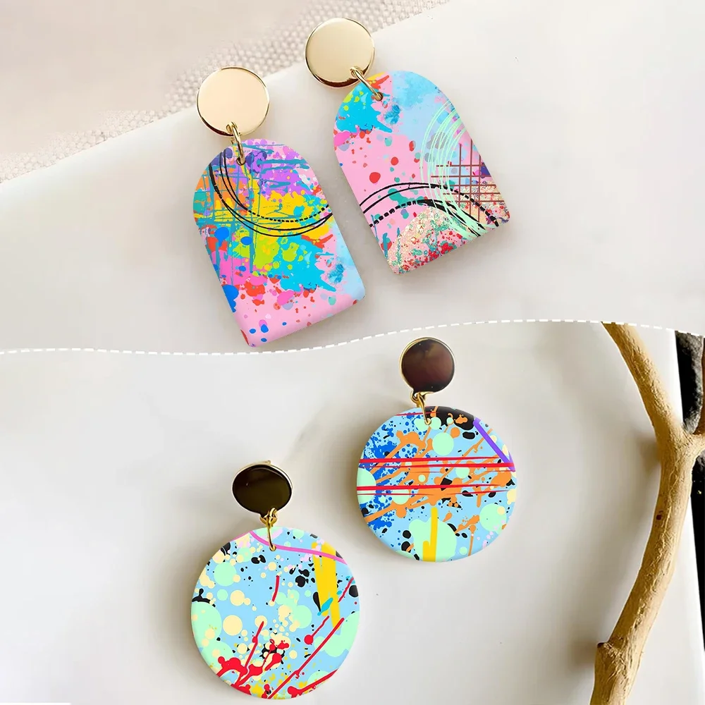 6 قطعة/المجموعة بوليمر كلاي الألوان المائية نقل ورقة النقش الطباعة النمذجة ورق زينة السيراميك الحرفية أدوات صنع الفخار