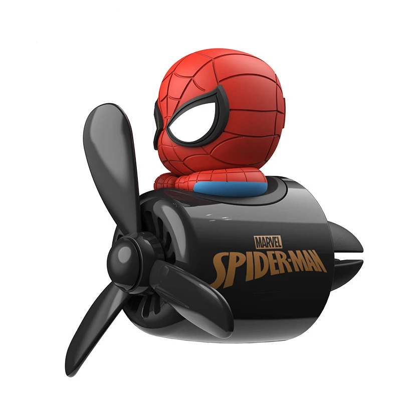 Marvel Spider-Man Car Aroma Outlet Decoration Male Fragrance Car Accessories Ornaments Air Conditioning Mouth Perfume Hot Sale