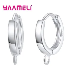 Fast Delivery Women Girls 925 Silver Needle Earrings Accessories For Sale Top Quality Fashion Small Hoop Earrings Big Sale