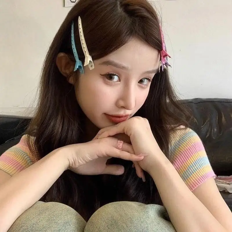 

31BF 8pcs Sectioning Hair Clip Bright Color For Women Professional Quality For Salon And Home Use