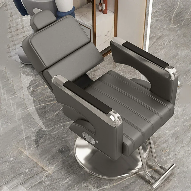 

Luxury Beauty Barber Chair Designed Salon Reclinable Portable Barber Chair Swivel Hidraulic Cadeira De Barbeiro Salon Furniture