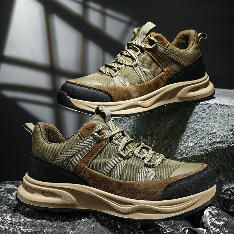 

Casual shoes men high quality Outdoor Hiking Shoes men Slip On Mountaining Shoes Men running shoes Walking Shoes Men Sneakers