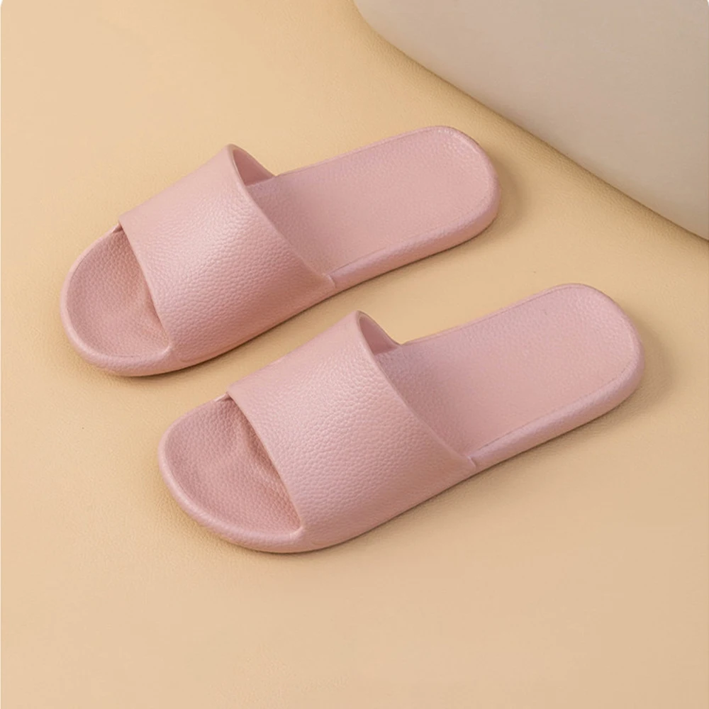 

SHAJI Women's Summer Slippers Solid Simple Shower Sandals Men Non-Slip Soft EVA Slippers Outdoor Couple Shoes Comfort Slippers