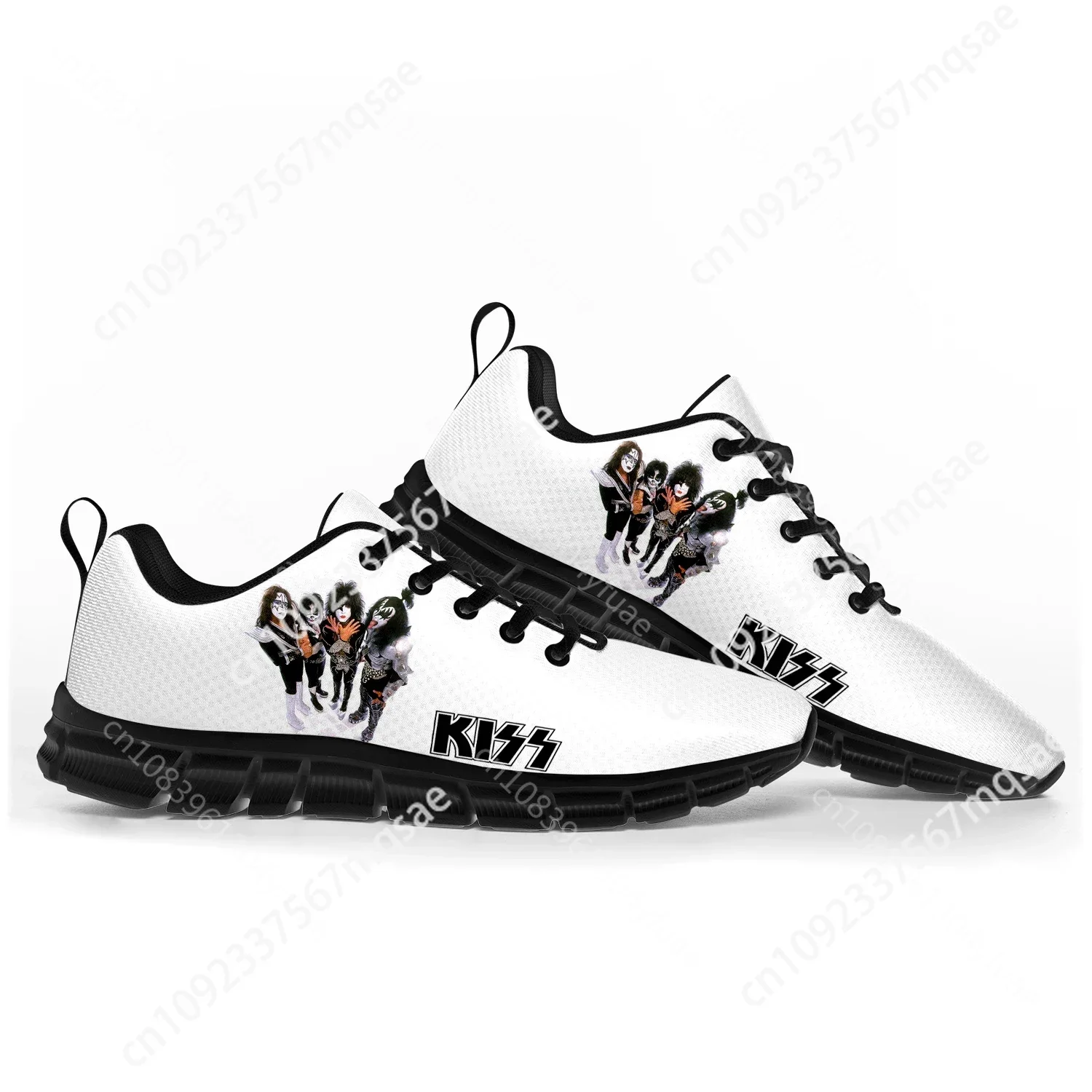 Heavy Metal Rock Band Kiss Fashion Sports Shoes Mens Womens Teenager Kids Children Sneakers Custom High Quality Couple Shoes