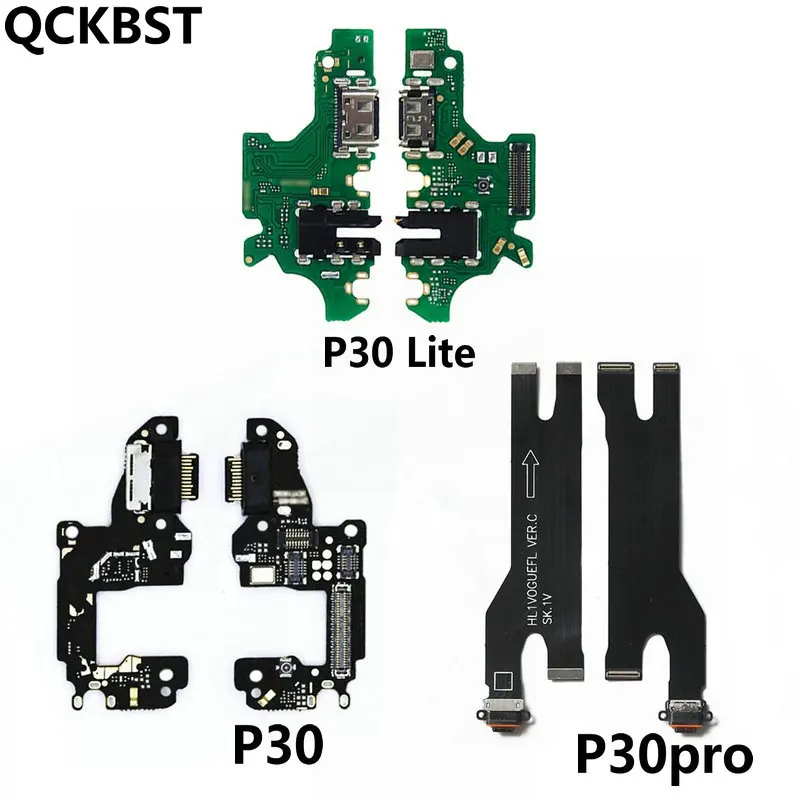 New USB Charge Board & Microphone Module For Huawei P30 P20 Pro P10 P9 Plus Mini P8 Lite 2017 Charging Port Dock Flex Cable