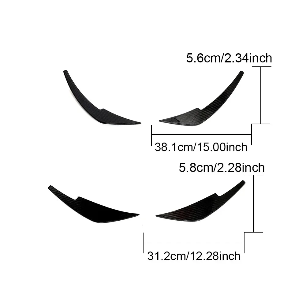 Nuovo pannello decorativo laterale per paraurti auto di alta qualità adatto per Nissan 400Z Paraurti anteriore Duckwing