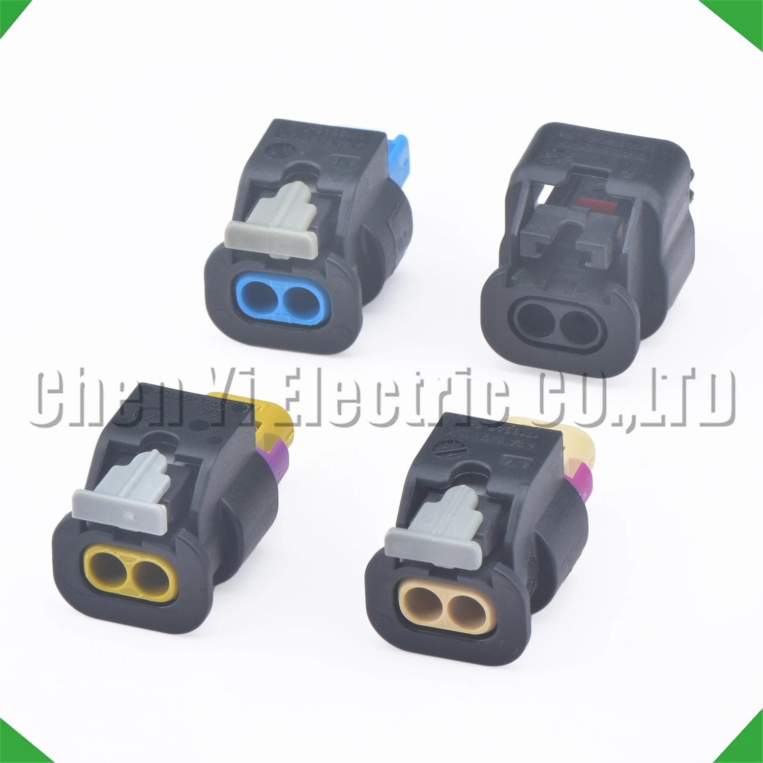 2 Pin Automobile waterproof connector vvt solenoid Ignition coil plug 4F0973702A 4F0973702F 3-1718643-1 11G973702 For VW Audi