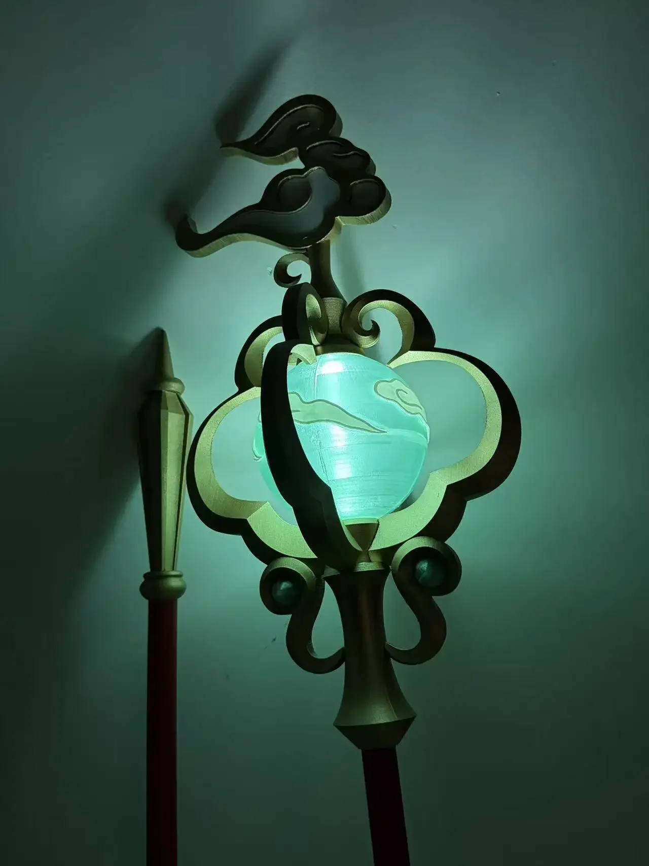 Meeting The Divine Deer Staff Luminous Props Game Honor of Kings Cosplay Props Halloween Christmas Fancy Party