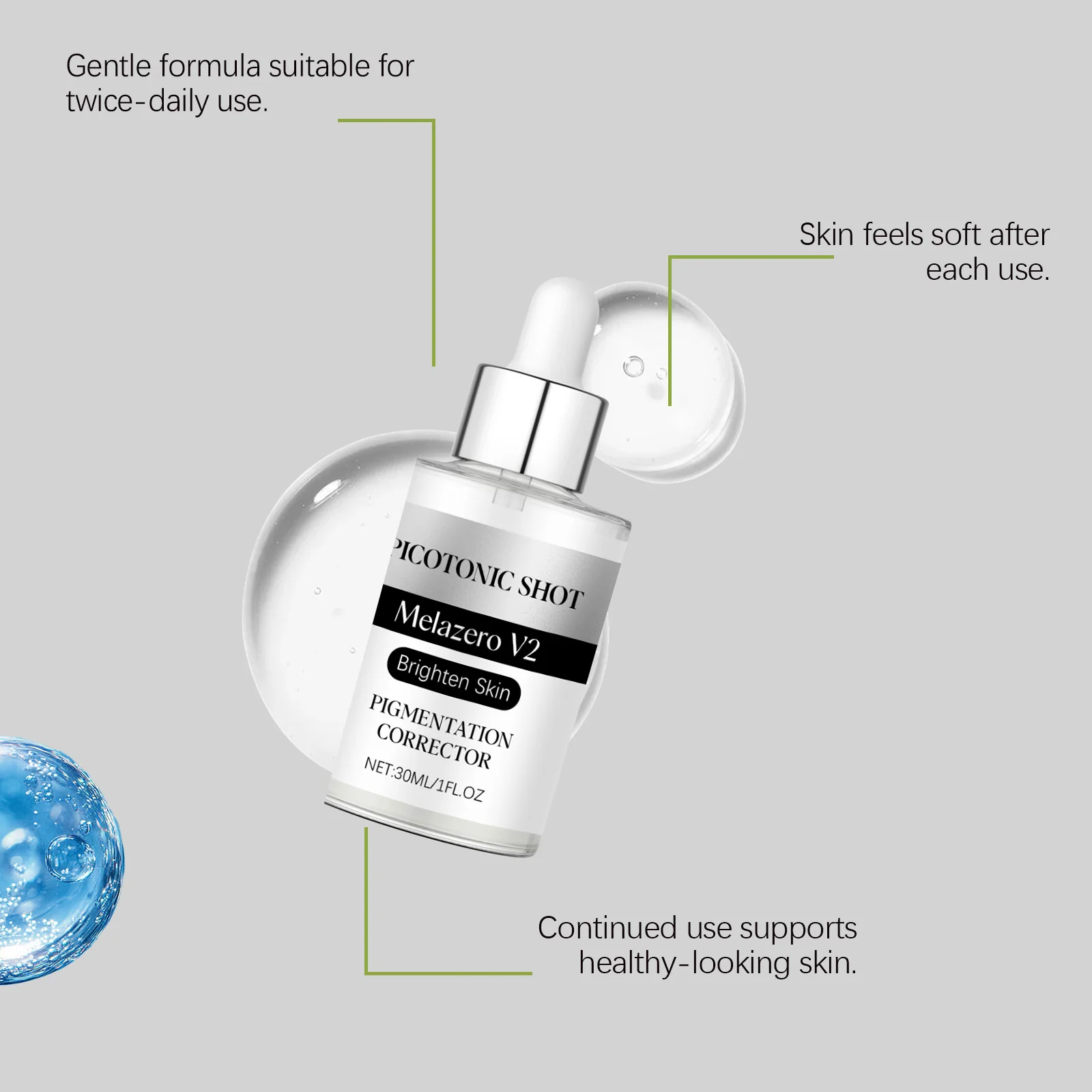 جوهر العناية بالوجه يغذي البشرة بلطفًا، ويحسن لون البشرة ويحسن جوهر العناية بالبشرة