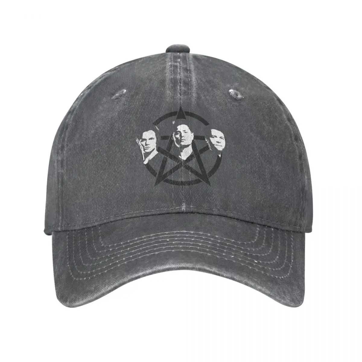 Summer Cap Sun Visor Three Man Job Hip Hop Caps Supernatural TV Cowboy Hat Peaked Hats