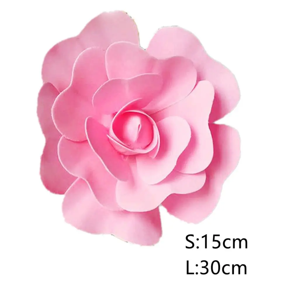 DIY Artificial Fake Flowers Flat Flowers Large Wedding Flower Wall Decor PE Foam Flowers