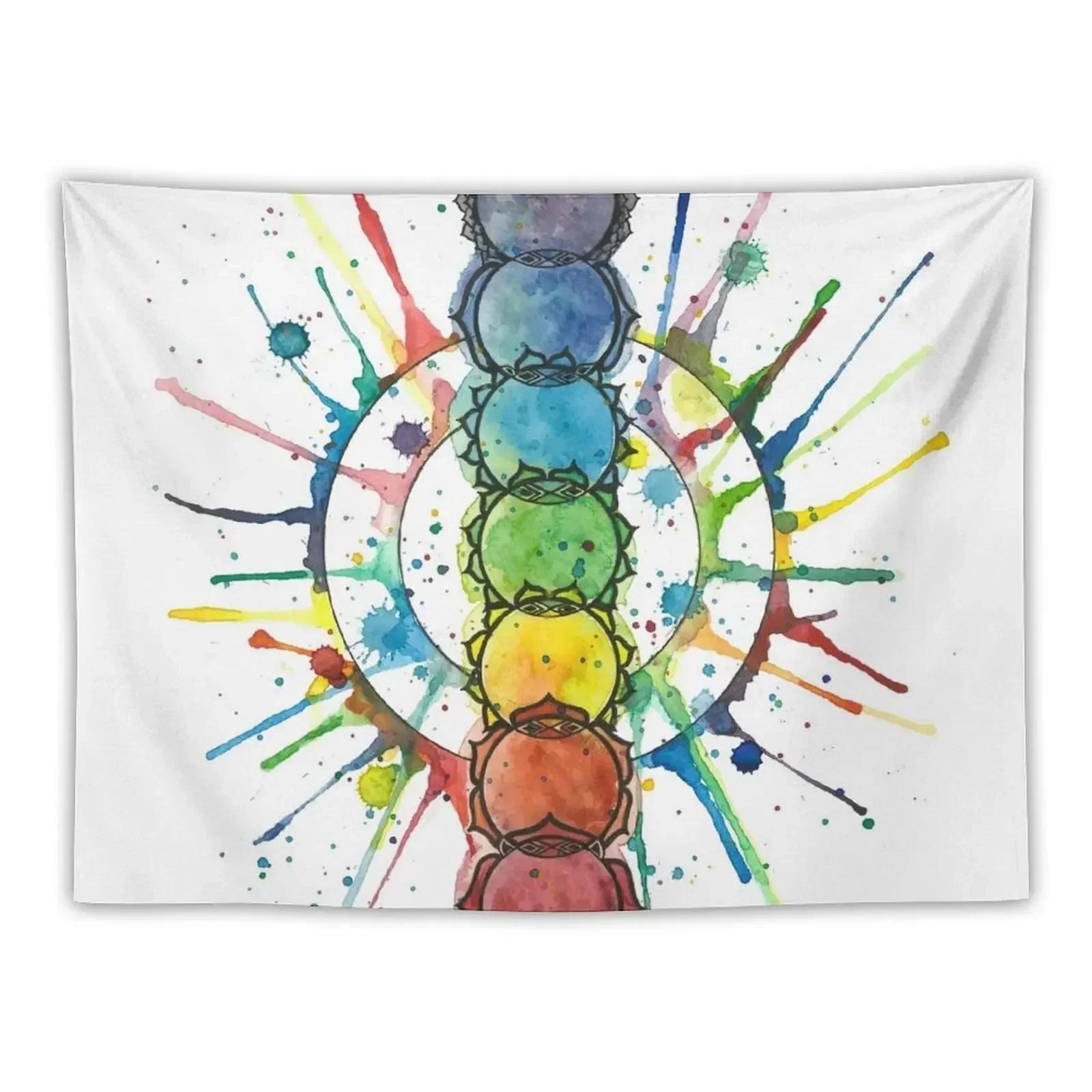 Chakra Energy Tapestry Aesthetic Room Decor Korean Decoration For Bedroom Wall Decorations Tapestry