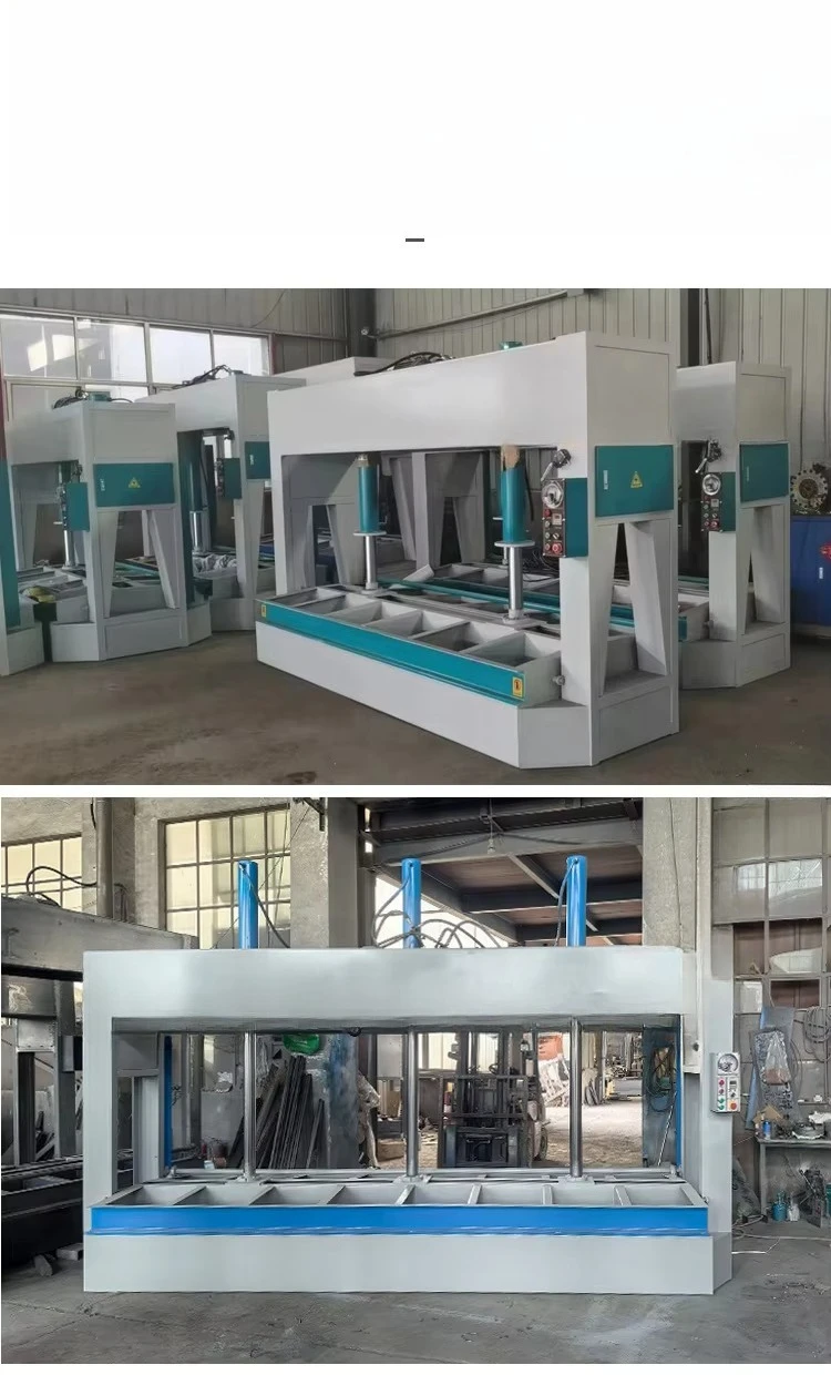 Woodworking Automatic Cold Press 60 Ton 3 Meter Model Double Table Laminating Press Composite Panels Fire Resistant Doors - view 4