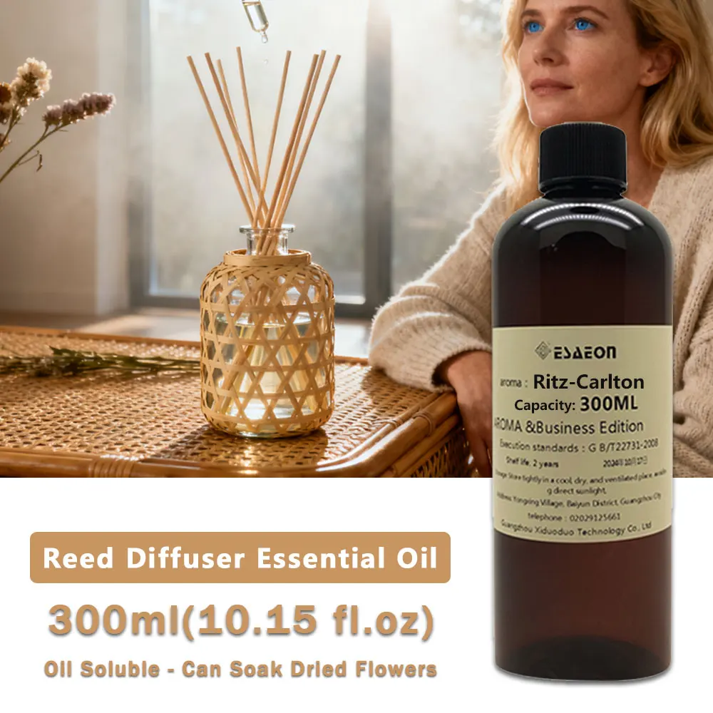 ESAEON 300ml (10.15 fl.oz) Ritz-Carlton Essential Oil - For Reed Diffuser & Flameless Aromatherapy & Waterless Diffuser Essence