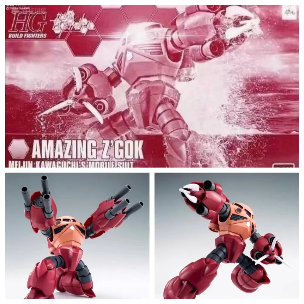 Bandai HGBF 1/144 MSM-07-A Amazing Z'Gok PB Model Kit-Gundam Build Fighters GM's Counterattack Anime Mecha Plastic Assembly Toy