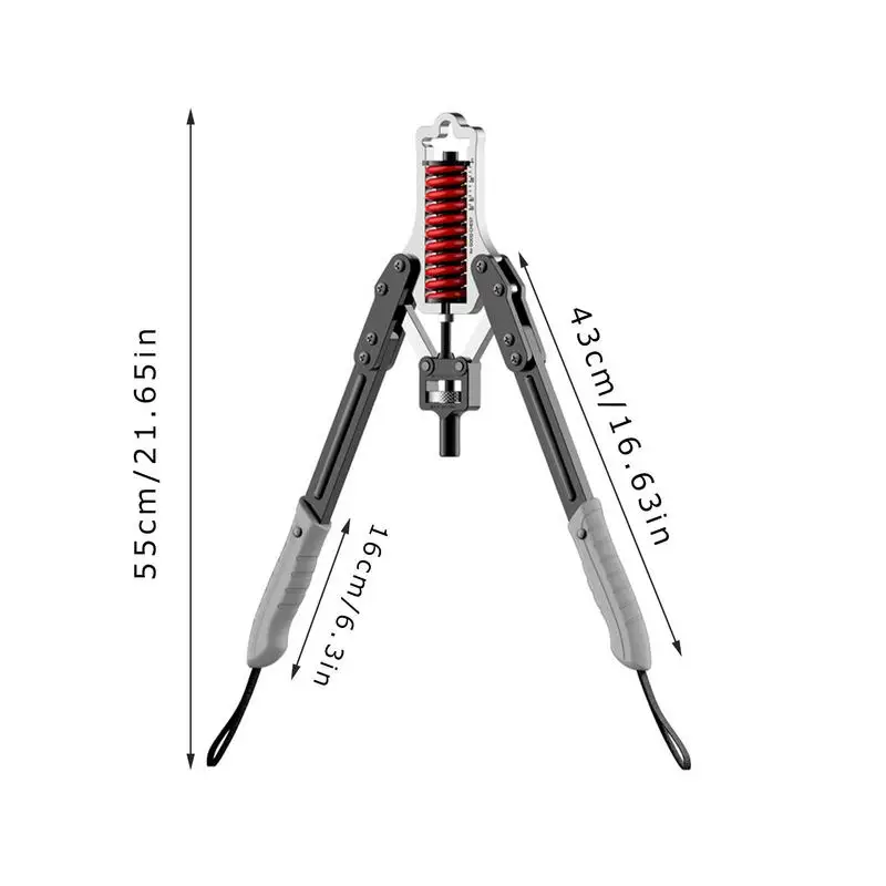가슴 확장기 팔 훈련 팔 강화 운동 강화제, 조절 가능한 두꺼운 탄소강, 내마모성 미끄럼 방지 핸들