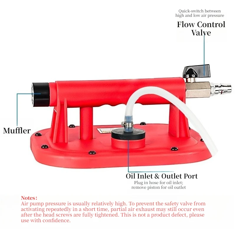 Pneumatic Brake Fluid Bleeder Extractor Kit, Brake Oil Change Tool with 16 Adapters for Multiple Vehicle Types Auto Repair Tool