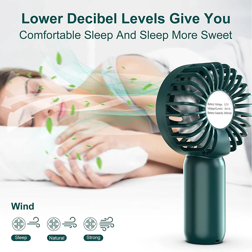Hot Selling Handheld Fan,Personal Portable Hand Fan With Rechargeable Battery,Cooling Fan With 3 Adjustable Speed, For Kids,Home