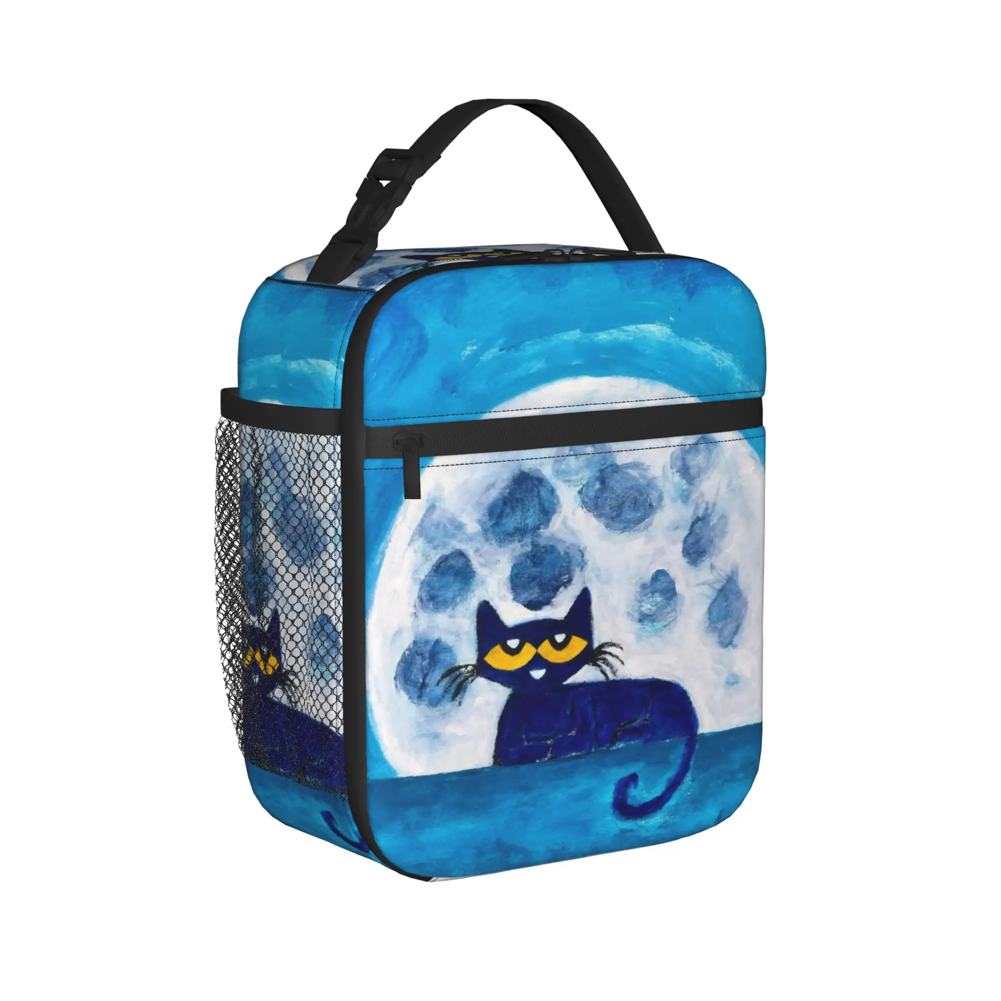 Pete the Cat  Insulated Lunch Bags High Capacity  Reusable Cooler Bag Lunch Box Tote Office  Picnic Men Women