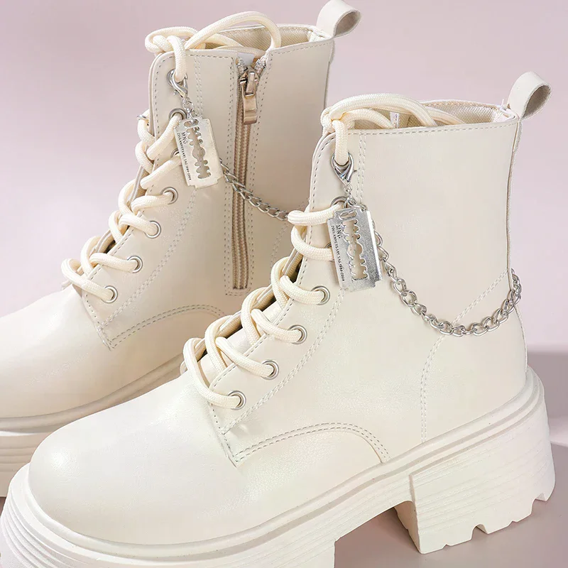 Gothic Punk  Boot Shoe Decor Chain Easy-Release Buckle Mechanism Ideal DIY Shoe Accessory