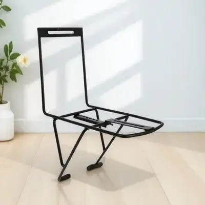 

Mountain Bike Front Shelf Rack Steel Durable Lightweight Bicycle Luggage Stand Holder Accessories Fold Transport Easy Install