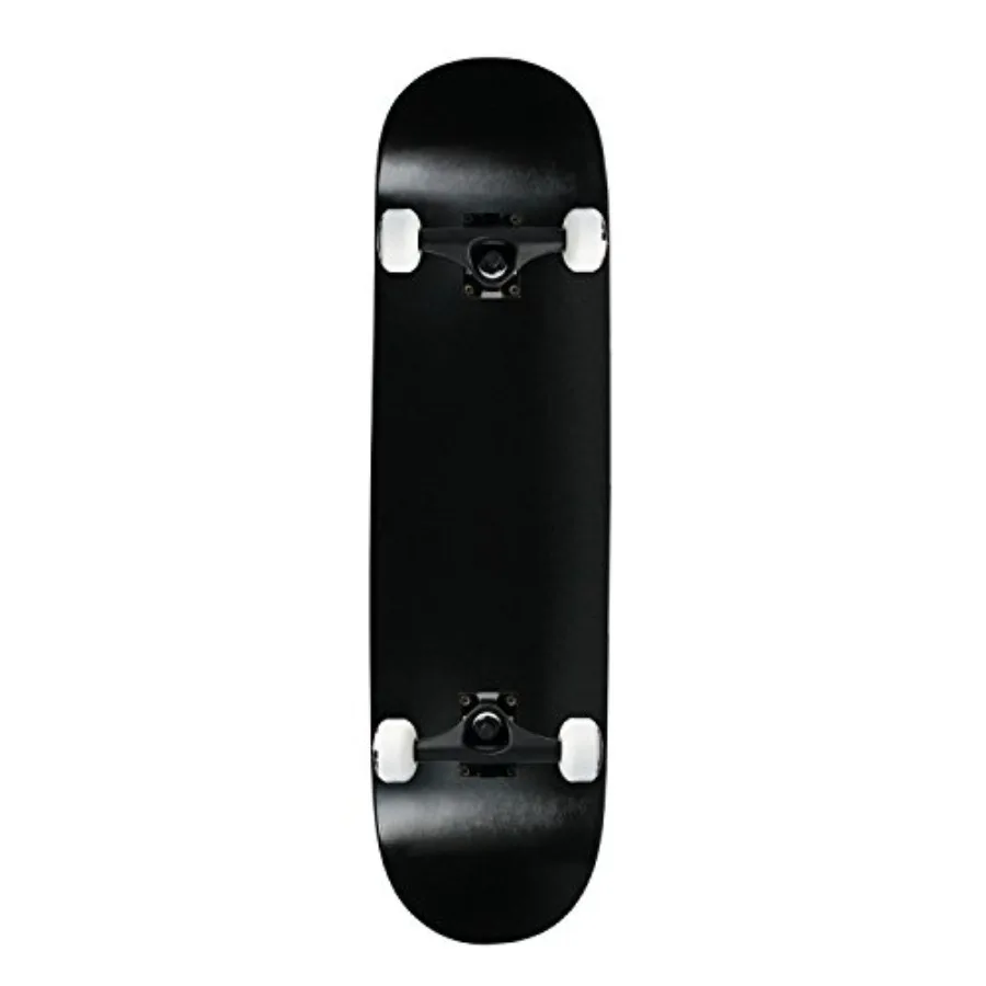

Complete Skateboard Dipped Black 8.25" Black/White Assembled