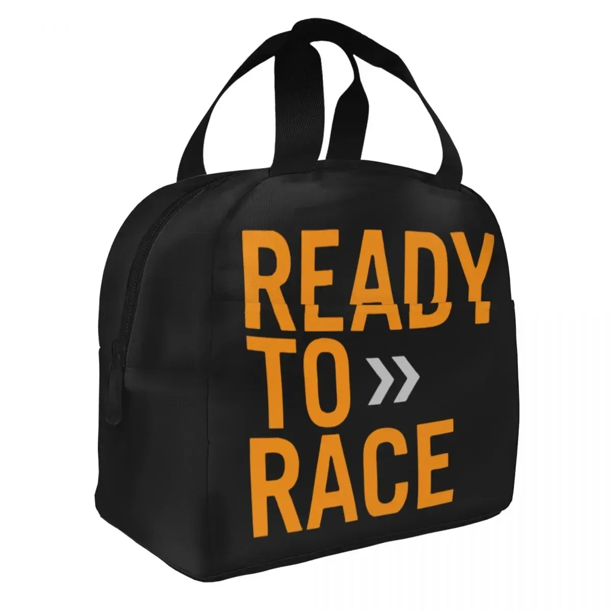 Isolierte Lunchtasche „Ready To Race“, auslaufsicher, für Motocross, Bitumen, Bike Life, Lunchbehälter, Kühltasche, Tragetasche, Lunchbox, Schule, Reisen