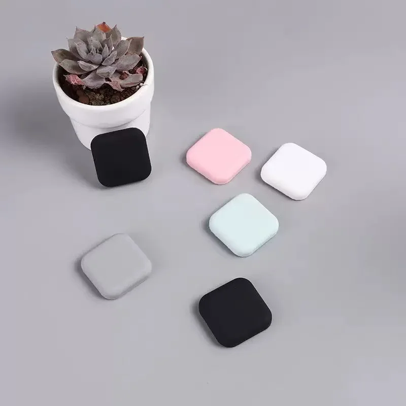 1-2 قطعة من وسادة السيليكون المضادة للتصادمات، رقعة مضادة للتصادمات على الحائط، وسادة مربعة مضادة للتصادمات #2