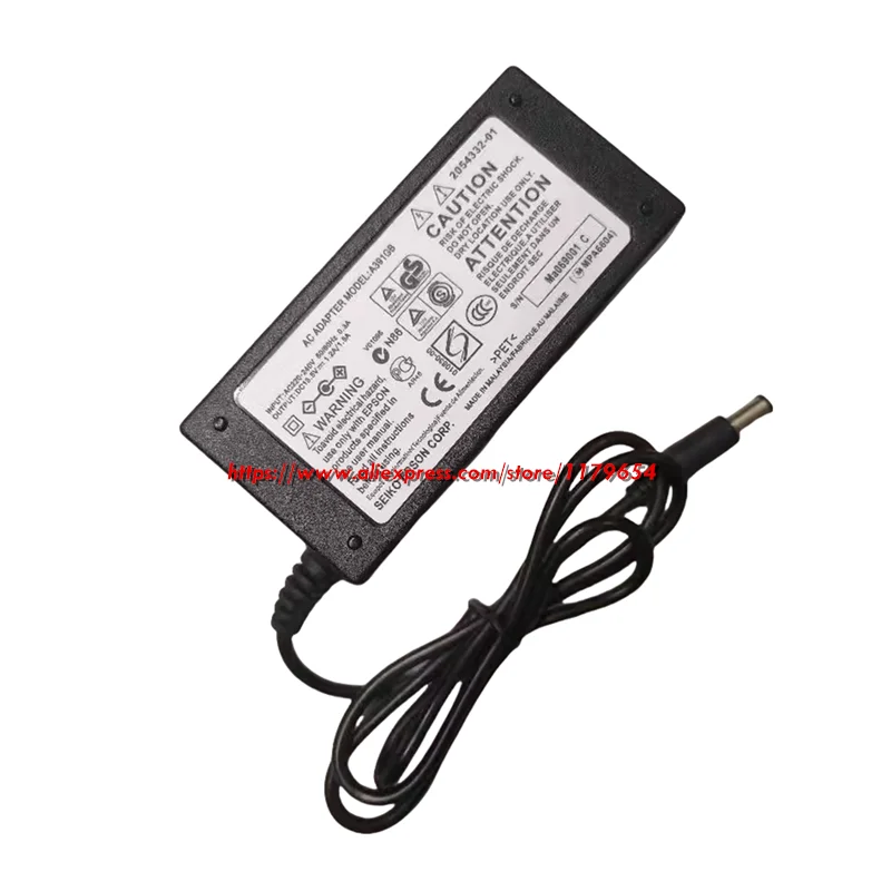 A391GB 13.5V 1.2A /1.5A AC DC Adapter Adaptor Charger For Epson V33 V30SE V300 V330P V37 V100 Scanner Power Supply A392GB
