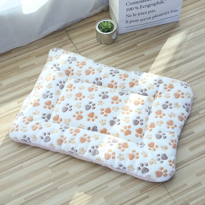 Thickened Comfortable Warm Small Cat Sleeping Cushion Skin-friendly Cute Winter Medium Dog Sofa Mat for Puppy Bed Accessories image 3
