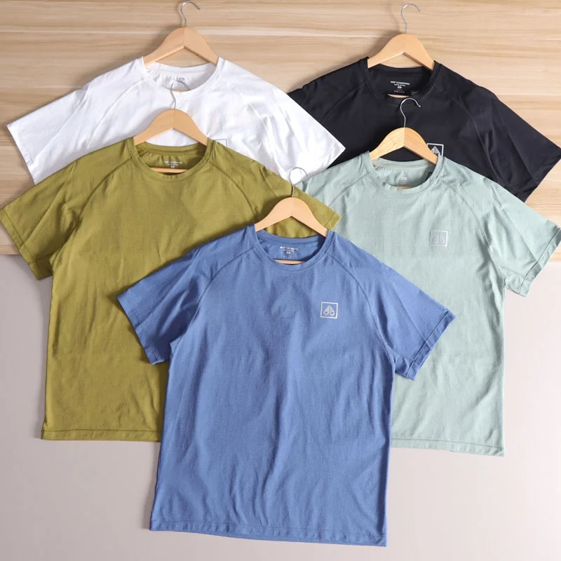 تي شيرت رجالي مريح وصديق للبشرة ورقيق كاجوال متعدد الاستخدامات مستدير Ne Sl ort Sve مقص صغير قابل للتنفس... #1