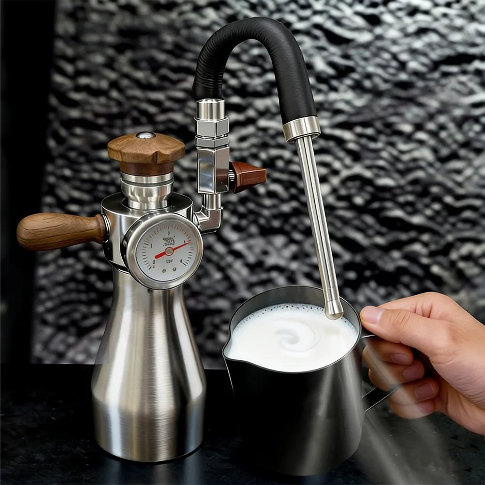 Hot Selling 300ml Water Boiler Stainless Mini Steel Steam Milk Frother Factory Wholesale Price