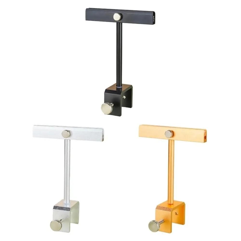 Simple Aluminum Sign Holder Clamp Adjustable C-Clamp Merchandise Label Clip Price Tag Display Stand Clothing Store
