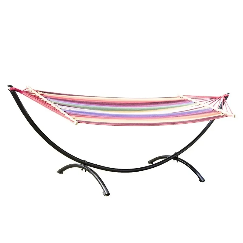 Outdoor leisure courtyard hammock, balcony, camping steel pipe swing hammock, hammock frame, adult hammock